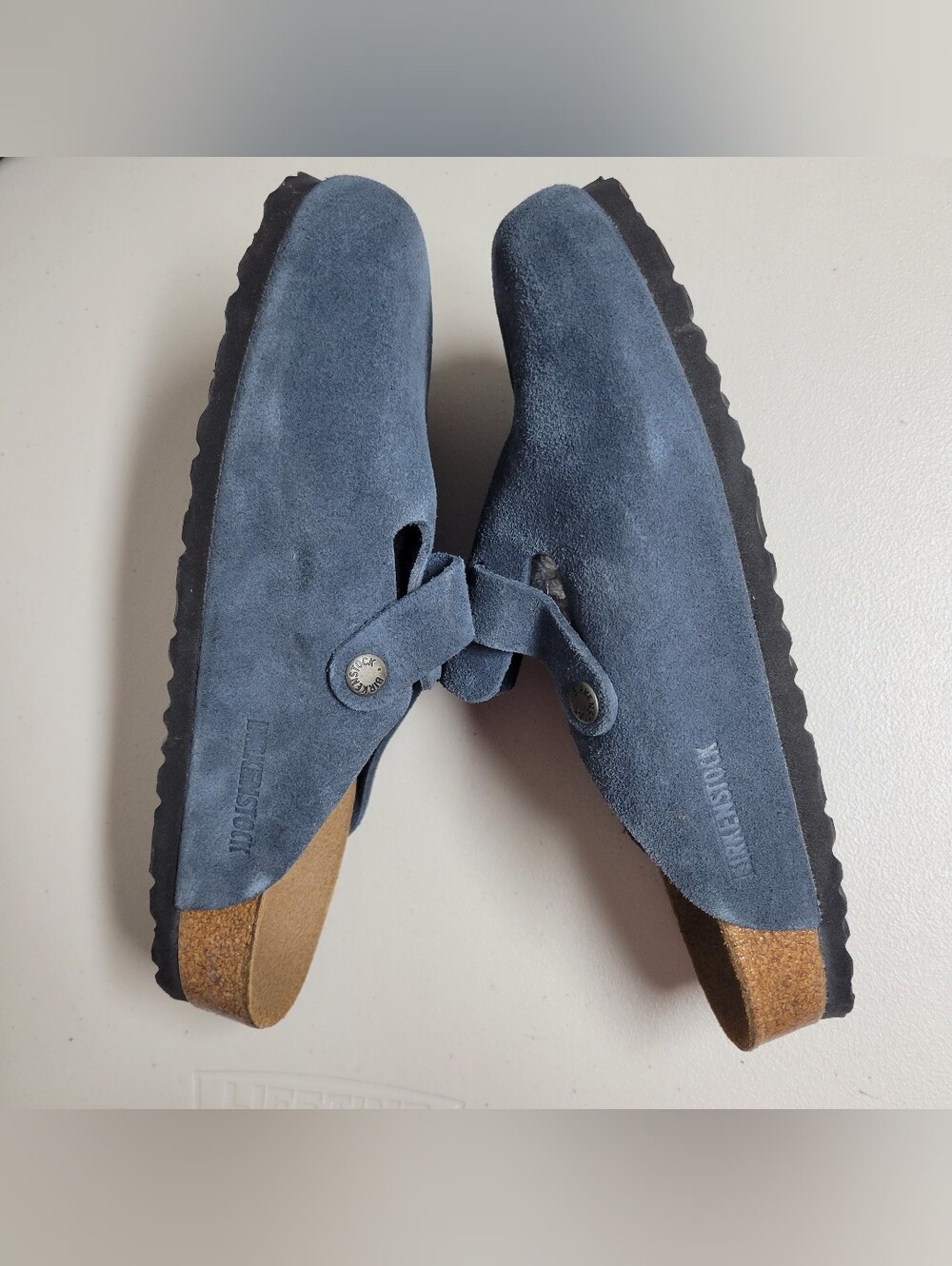 Birkenstock Boston Suede Soft Footbed Clogs Size 40-L9-M7. - Picture 7 of 11